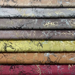 Nouveau <span class=keywords><strong>produit</strong></span> tissu de canapé 100% polyester rembourrage textile de maison tissu bronzant tissu coréen bleu marine tissu de velours hollandais - Product Image 3