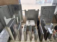 Dissipateur thermique en aluminium à ailettes rainurées haute performance pour le refroidissement et les unités d'alimentation