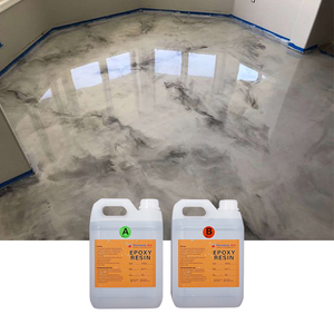 Crystal Clear Eco-friendly Liquid No Bubbles Epoxy Resin for Epoxy Metallic 3D Floor <b>Coating</b> <b>Paints</b> and Woodworking - Product Image 1