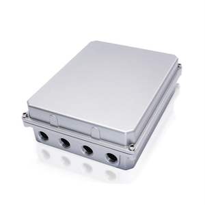 制造商防尘防水铝压铸外壳金属接线盒配带定制孔 - Product Image 4