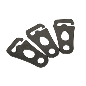Cuerda de ajuste para toldo de tienda de campaña, accesorios para camping, hebilla triangular de acero inoxidable - Product Image 1