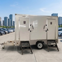 Offre Spéciale de toilette à structure en acier portable moderne pour fêtes en plein air Camping Parcs publics Panneau sandwich fait Maisons Appartement École