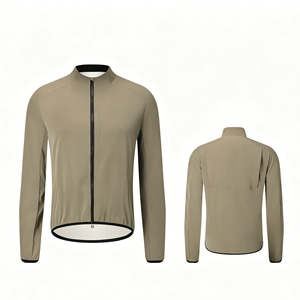 Vente en gros de maillots de cyclisme à manches longues personnalisés unisexes avec logo, légers, coupe-vent et anti-UV, pour le printemps - Product Image 3