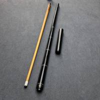 Meilleure Vente : Queue de billard artisanale avec fût en bois carbonisé, manche en ébène, embout de 12,5 mm, joint radial pour joueurs compétitifs