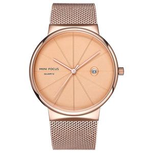 Montre à aiguilles en alliage d'acier inoxydable avec bracelet en acier inoxydable, étanche, verre, 40 mm, MINI FOCUS 0176G, mode décontractée, extérieur, pour homme, OEM ODM - Product Image 3