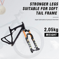 Garpu suspensi depan sepeda 2.05Kg, suspensi garpu Mtb 27.5 29Er inci