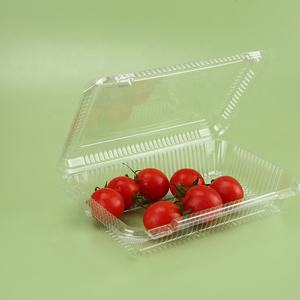 Atacado descartável <span class=keywords><strong>Food</strong></span> Grade Material retangular <span class=keywords><strong>Pet</strong></span> Treat Recipiente De Armazenamento De Alimentos para Padaria Reciclável claro Caixas De Plástico - Product Image 5