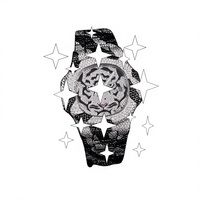 Montre de luxe en acier inoxydable avec cristaux de moissanite, mouvement mécanique tigre ajouré, boîtier irrégulier, bijou de mode unisexe, édition limitée
