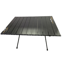 BNcompany DJZ-004 léger Portable hauteur réglable Table de pique-nique conception de rouleau d'oeufs en métal pour jardin Camping salle à manger en plein air
