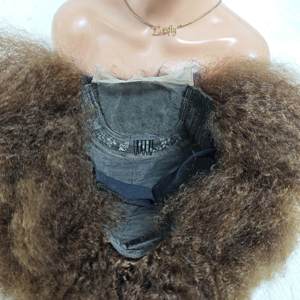Promoción $51 Peluca Afro Kinky Straight con Cierre de Encaje Transparente 4x4 Yaki de 10 Pulgadas 230g 100% Cabello Humano para Mujeres Negras al por Mayor - Product Image 5