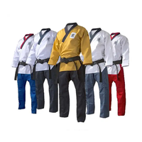 Uniformes de Poomsae pour enfants unisexes de haute qualité, durables et confortables, vêtements d'entraînement pour débutants en Taekwondo