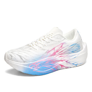 Chaussures de course pour hommes et femmes avec motif d'<span class=keywords><strong>aigle</strong></span> artistique, tricot flexible, plaque en carbone, baskets de sport avec soutien optimal de la voûte plantaire réactif - Product Image 4