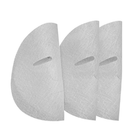 Japan Cosmetics 384 Fiber Light Transparent Non-Woven Dry Face Mask Sheet Natural Non Compressed Body Mask Material Manufacturing