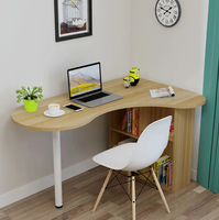 Bureau d'angle bureau d'ordinateur incurvé combinaison bureau bureau apprentissage table de lecture