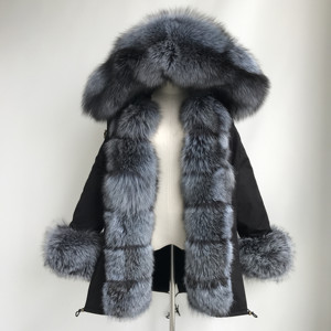 <span class=keywords><strong>Parka</strong></span> <span class=keywords><strong>imperméable</strong></span> pour femmes, sweat à <span class=keywords><strong>capuche</strong></span> chaud et personnalisé, Style coréen, Long épais, <span class=keywords><strong>avec</strong></span> col en fourrure, vente en gros, tendance - Product Image 6