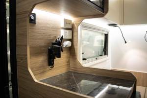 Gran oferta, Mini autocaravana moderna para 2 personas, tamaño pequeño, remolque de campamento de viaje todoterreno, China, incluye estufa de cama para Camping caravana - Product Image 5