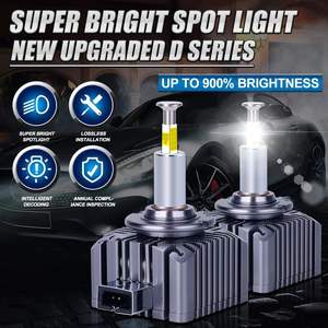 D1S LED Canbus 45W de alta potencia HID a LED D2S D3S bombilla de faro D4S D1S bombilla de xenón para <span class=keywords><strong>BMW</strong></span> Mercedes Lexus Land Rover - Product Image 5