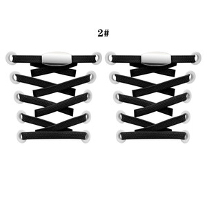 Đàn hồi phẳng không có Tie thể thao đầy màu sắc Báo Chí khóa dây giày cho trẻ em người lớn - Product Image 5