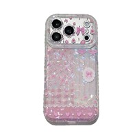 Coque de téléphone à motifs écossais pour iPhone 18 17 Pro Max 16 15 14, coque colorée avec blocs écossais en forme de diamants