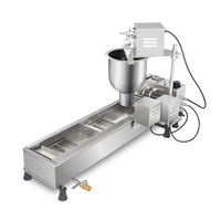 Machine à beignets électrique automatique Reyes à 4 rangées 110V/220V Mini pour boulangerie, capacité 500-800, garantie 1 an, pour la friture