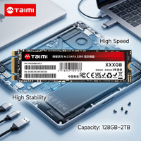 Taimi SSD interne M.2 SATA3.0 128 Go-2 To pour ordinateur portable/ordinateur de bureau