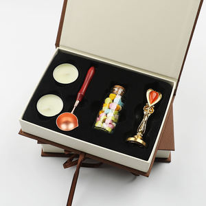 Couverture de timbre de boîte en papier personnalisée/motif disponible sur demande/style de poignée en option/vente en gros du fabricant - Product Image 3