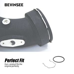 BEVINSEE BMW 1 <span class=keywords><strong>3</strong></span>シリーズ 335i 135i N55 N54 ターボ インタークーラー ブーストパイプ Cクリップ+Oリング - Product Image 6