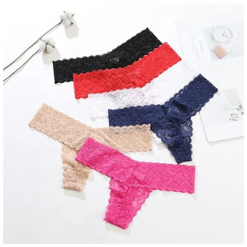 Factory Price Lace Thongs for Women Thong Underwear Women Lace Panties Women Underwear