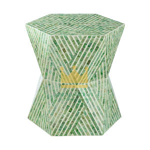 Mesa de Centro Multifuncional Decorativa de Lujo Moderna y Ecológica con Incrustaciones de Madreperla para Muebles de Sala de Estar - Product Image 2