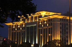 Công Viên Xây Dựng Sân Khấu Ngoài Trời DC24V RGB DMX Spotlight <span class=keywords><strong>30W</strong></span> 36W Đèn Pha <span class=keywords><strong>Led</strong></span> Tròn - Product Image 4