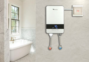 Calentador de Agua Instantáneo sin Tanque <span class=keywords><strong>Hannover</strong></span> DHC 2025, Nuevo Diseño, Certificado CE, Carcasa de Plástico, Uso en Exteriores, LED, Control Inteligente - Product Image 3