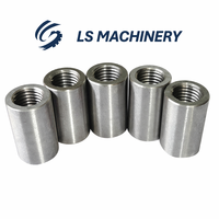 Custom 3/4" Ferrule Industrial Carbon Steel Threaded Sleeve Bar Stud Rod Coupling Nut for Various Applications LL-01-253
