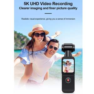 Caméra d'action portable WiFi 4K HD pour vlogging avec objectif rotatif à 270°, écran 1,7 pouces, suivi du visage et stabilisation ICE pour l'extérieur - Product Image 3