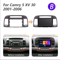 Octa-Core Radio Estéreo Android Audio Reproductor de DVD Pantalla táctil Coche Auto Multimedia para Camry 5 Xv 30 2001- 2006