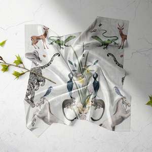 ผ้าพันคอไหมสั่งทำพิเศษพร้อมโลโก้สำหรับโปรแกรมของขวัญองค์กร อุปกรณ์เสริมคุณภาพพรีเมียมพร้อมการสร้างแบรนด์ของคุณเอง ขายส่ง - Product Image 2