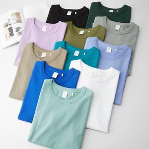 Venta al por mayor de camisetas de Algodón 100% con logotipo personalizado para hombre, camisetas casuales lisas para hombre en blanco - Product Image 5