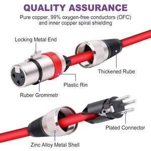 Fábrica de alta calidad 3 pines <span class=keywords><strong>Xlr</strong></span> macho a hembra Cable <span class=keywords><strong>Xlr</strong></span> Balance Mic micrófono <span class=keywords><strong>Xlr</strong></span> Audio Cables 1m 2m 3M 5m 10m 15M 20M <span class=keywords><strong>25M</strong></span> 30m - Product Image 5