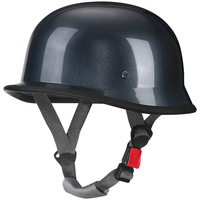 Casque de moto rétro en ABS, style allemand, demi-casque, casque de pilote universel