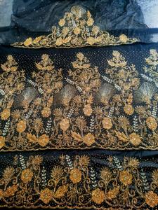 Vêtements en Bazin George africain, broderie à la main, robe africaine pour femmes, vêtements de mode disponibles à l'exportation - Product Image 5