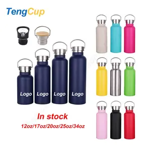 TY wholesale 12oz/17oz/20oz/25oz power coating custom vacuum flask stainless steel thermo reusable eco-friendly water bottle