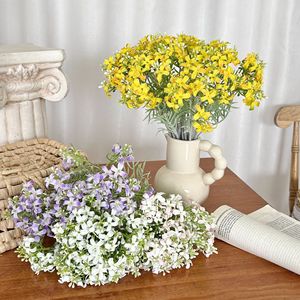 Bouquet de lilas artificiels Yasunobu, fleurs en soie blanches, jaunes, violettes, rose clair, décoration nordique pour la maison, accessoires de mariage - Product Image 2