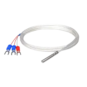 Preisgünstiger 3-draht 4-draht-edelstahl wasserdichte sonde thermokoppl RTD temperatur-sensor pt100