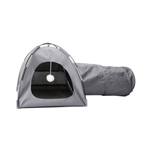 Tente pour animaux de compagnie toutes saisons, respirante et imperméable, nid pour chat et chien, tapis rafraîchissant d'été, maison pliable pour chat d'extérieur
