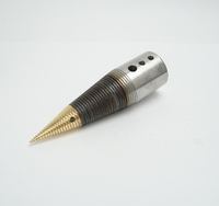 Bois de chauffage hacher foret hacher bois outil conique outil de coupe vis tête conique perceuse électrique hexagonale poignée carrée feu