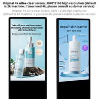 Écran tactile numérique IA 32 pouces 4K WiFi pour affichage publicitaire mural, machine Android tout-en-un sur pied IP65 pour centres commerciaux