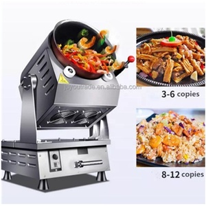 220V 5kw Commerciële Elektrische Intelligente Automatische Roerbakmachine Automatische Kookmachine Gas Auto Koken Roer Friteuse