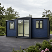 Maison conteneur pliable à faible entretien, maison préfabriquée moderne, mini-maison modulaire, maison mobile, construction modulaire