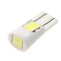 YD 12V W5W T10 Céramique 5630 6SMD LED Ampoule De Voiture 194 168 501 Wedge Lampe Latérale Blanc Plaque D'immatriculation Lumière Wedge Auto Éclairage Intérieur