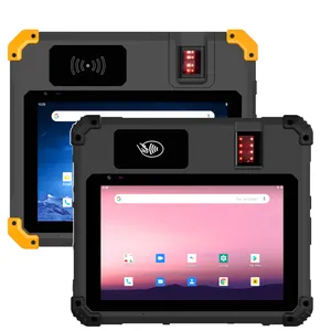 Kosten günstiges IP65 Fingerabdruckscanner-Registrierung stablett 8-Zoll-biometrisches Android-Tablet mit ID-Kartenleser H80