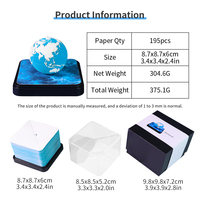 Vente directe usine Nouveauté 2027 Blocs de papier artistique 3D DIY Modèle Terre, Blocs de notes stéréo en papier déchiré à la main, Nouveauté tendance